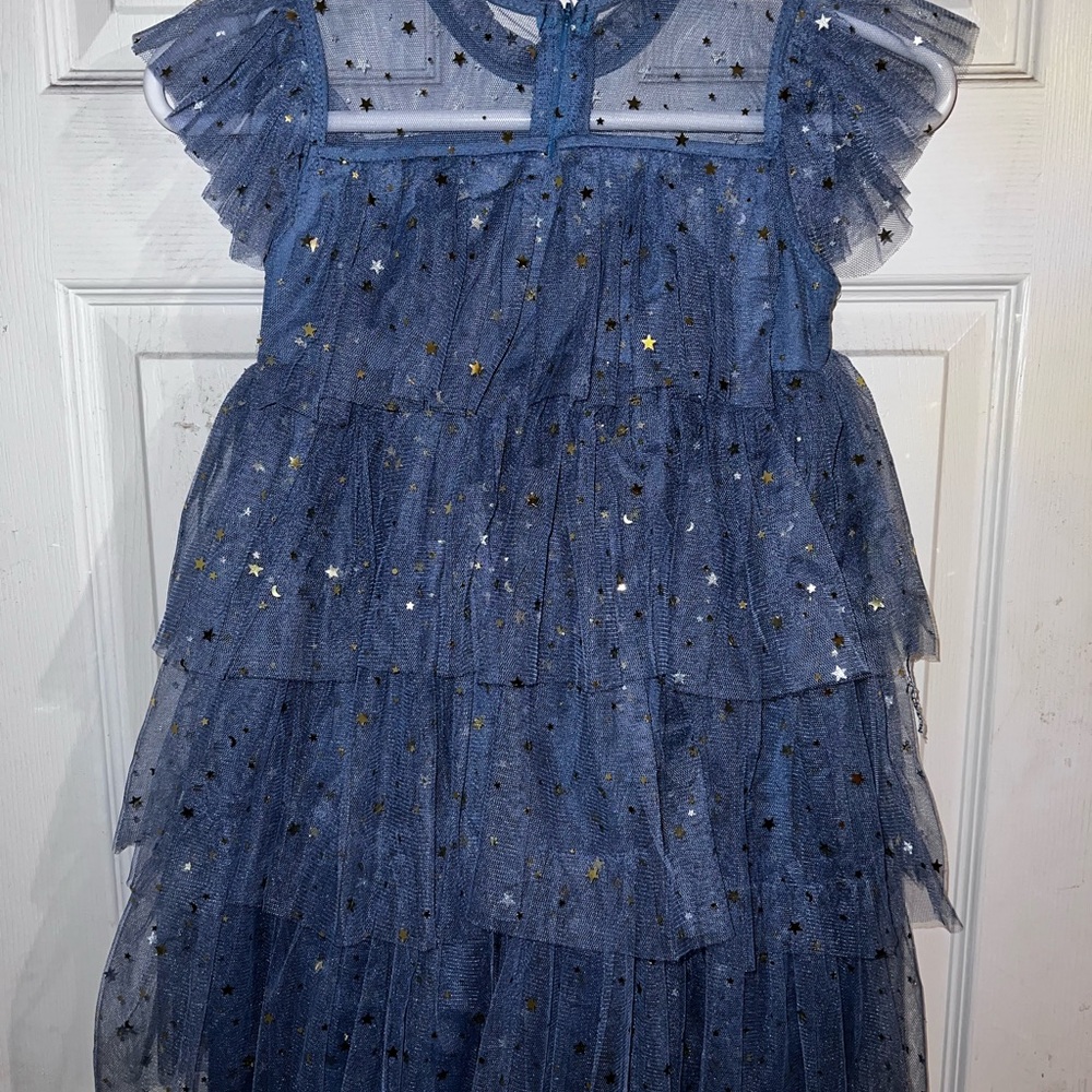 Blue Starry Tulle Dress